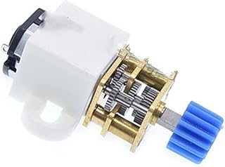 Powered Mini N20 Dc Gear Motor, Micro Low RPM Geared Motor for Toy, 12 Volt Dc Motor Wheel Car Engine Model Small Vibrating Motor with Gear Torque Gear (Size : 400rpm)