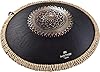 Sonic Energy Steel Tongue Drum – 16 Inch Octave Tank Drum in D Kurd – For Meditation, Yoga, Percussion – Black with Engraving – Including Mallets and Bag (OSTD1BKE) #1