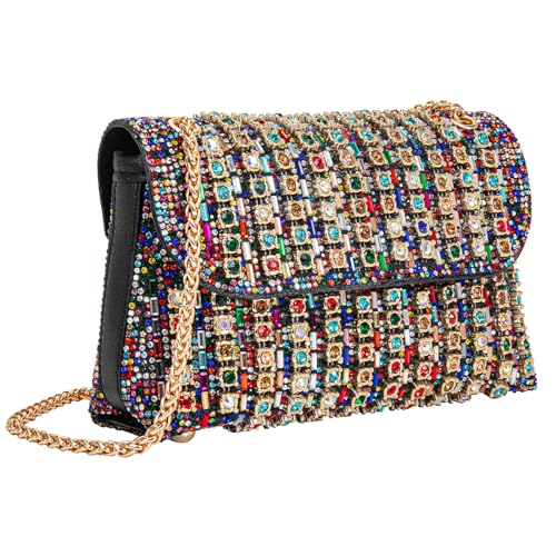 Symengr CAIFANGNO.2 Women'S Evening Handbags Rhinestone Purse Crystal Evening Clutch thumb #3
