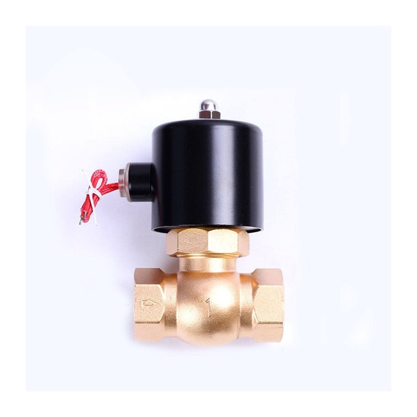 Électrovanne haute température 1" en laiton normalement fermé 110V