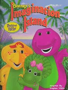 Hardcover By Stephen White Barney's Imagination Island (Bedtime With Barney) (Ex-library/worn Pages) [Hardcover] Book
