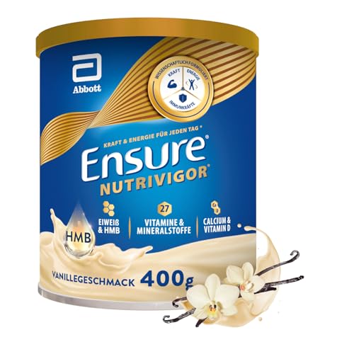 Ensure NutriVigor Vanille Shake – 1 x 400 g – Nahrungsergänzungsmittel...