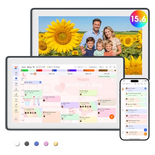 Westsee 15.6 Digital Wall Calendar with Touchscreen
