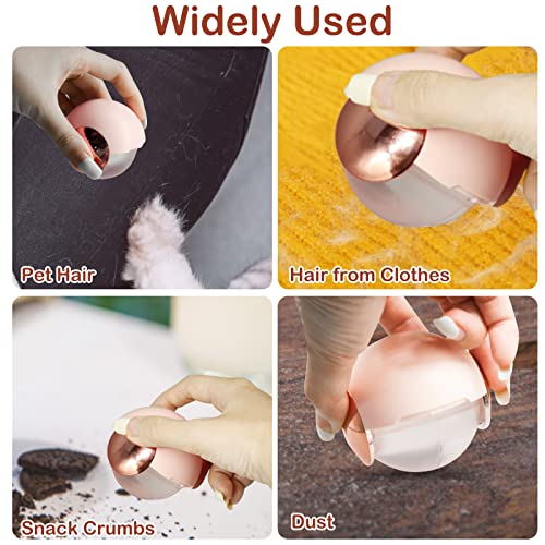 Waschbare Fusselhandschuhe 3er Set - Tierhaarentferner Für Kleidung Und Möbel