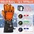Heated Gloves for Men Women Rechargeable - 7.4V 6000mAH Battery Heated Work Ski Gloves Up to 10H Warmth, Touchscreen, 3-Level Adjustable, 10s Fast Heating, Electric Heated Gloves for Hunting Camping