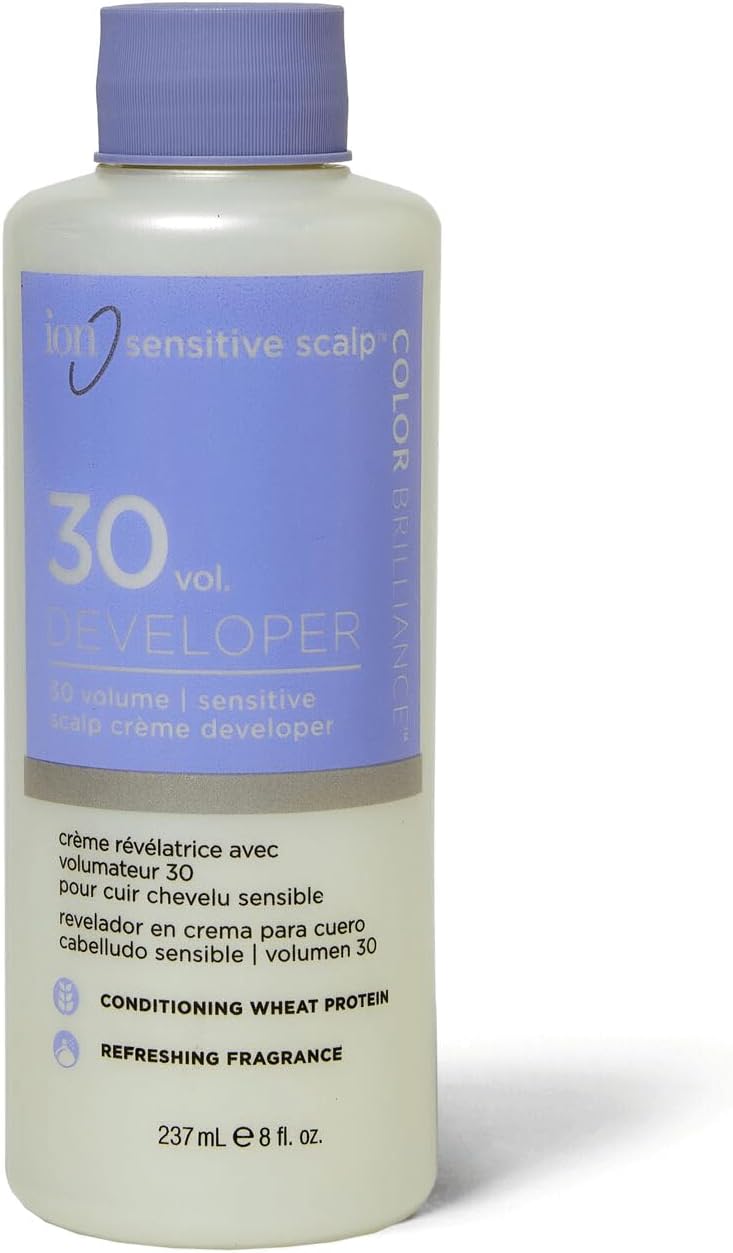 Sensitive Scalp 10 Volume Creme Developer, Ionic Buffers and Conditioning Protein to Help Scalp Sensitivity, 8 Ounce