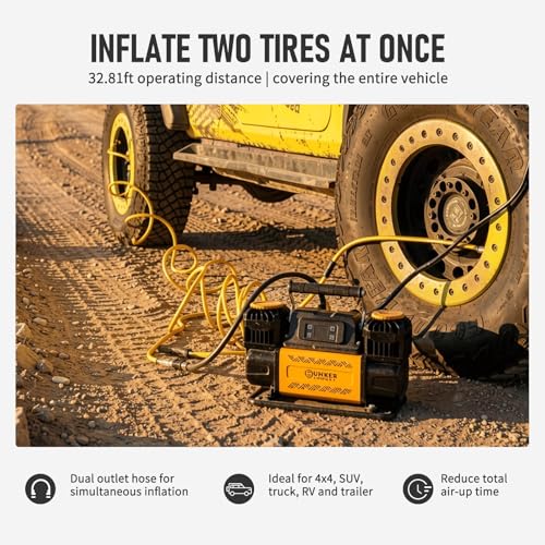 BUNKER INDUST Dual Air Compressor