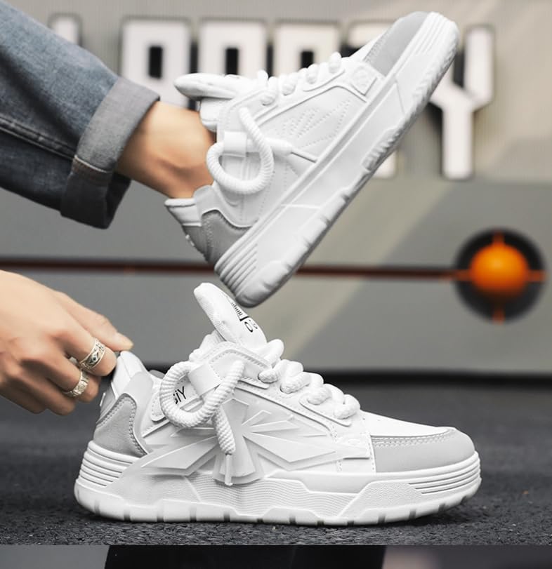 Men's Comfortable Lace-Up Walking Shoes - Non-Slip Casual Sneakers for Everyday Wear & Outdoor Activities3