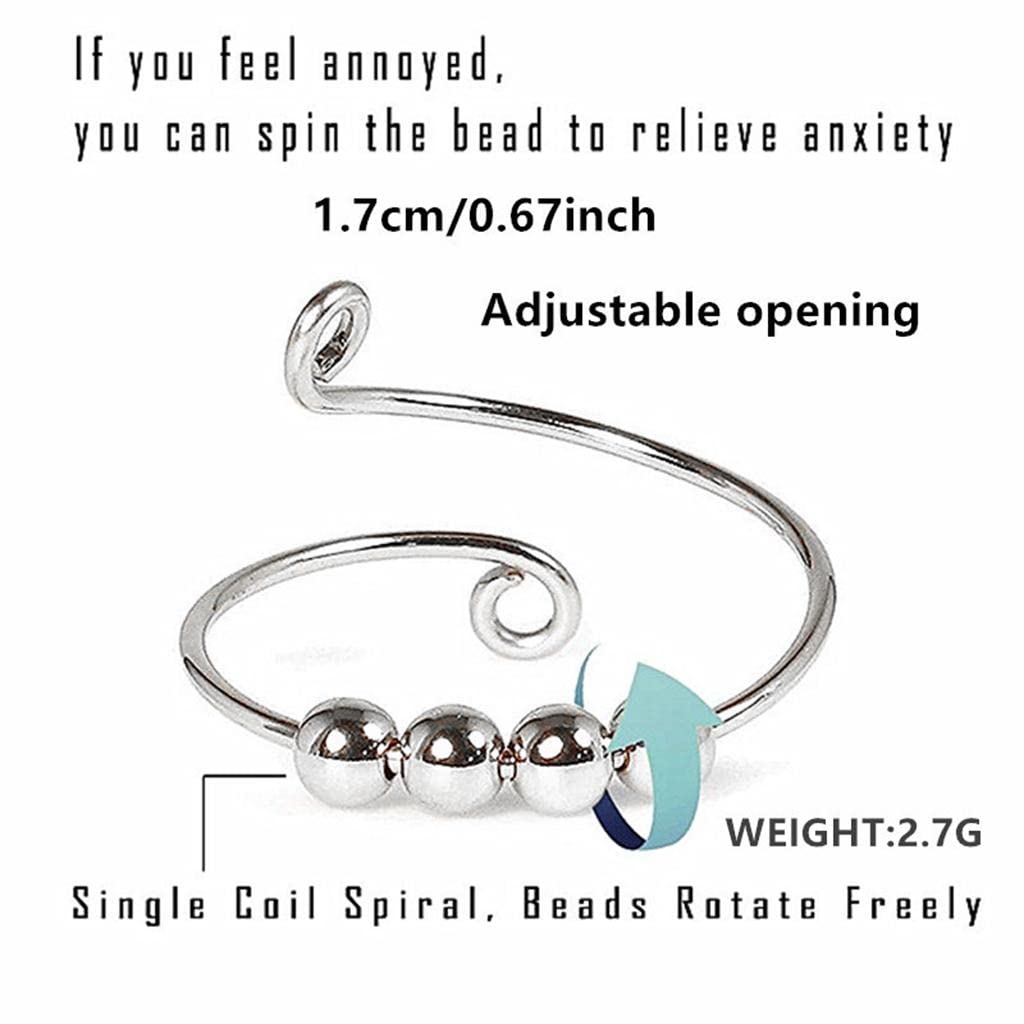 Amazon | Oshhni 静かな回転デザインのリラックスグッズ、心を