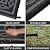 GlowSol Outdoor Rug 8x10 for Patios Waterproof Mat Outdoor Plastic Straw Rug Clearance, Reversible Carpet for Rv,Modern Outside Carpet for Porch, Deck, Camper, Balcony, Backyard, Picnic,Black Grey