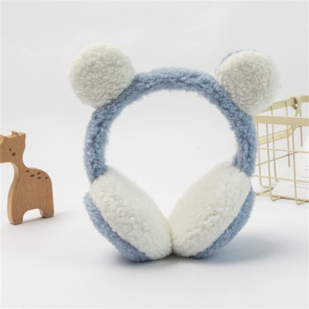 Soft Plush Ear Warmer Winter Warm Earmuffs For Women Men Solid Color Earflap Outdoor Cold Protection Ear-Muffs Cover
