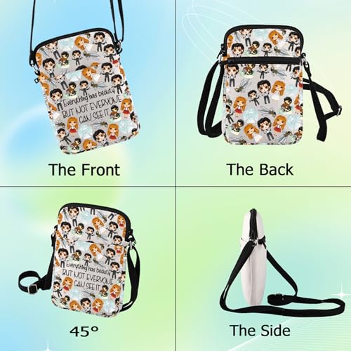 G2TUP Edward Robot Crossbody Bag Edward & Kim Fans Gift Everything Has Beautiful But Everyone Can See It Edward Shoulder Bag3