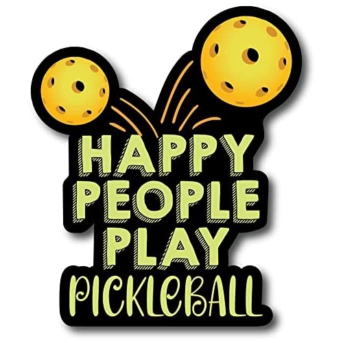 Pickleball Car Magnet Decal