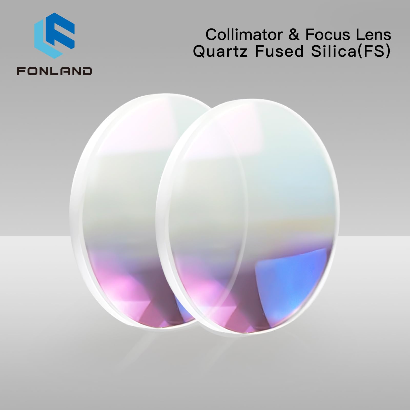 Collimatore Laser in Fibra e Lente di Messa a Fuoco F75/F100/F125/F150/F200 2 PCS/Set per Raytools WSX Bodor Laser Head BT240S etc.
