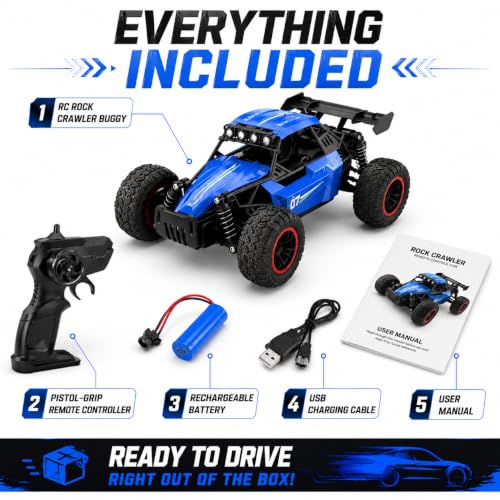 Image of 1:16 RC Rock Crawler Car, Multicolor