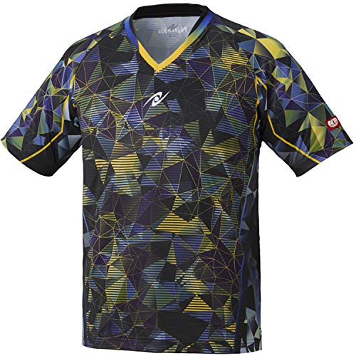 ニッタク 卓球 男女兼用 ゲームシャツ ムーブステンドシャツ 公式試合着用可 ブラック SS NW2191