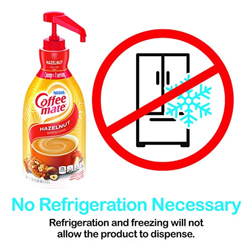 image for Nestle Coffee Mate Coffee Creamer, Hazelnut, Concentrated Liquid Pump 