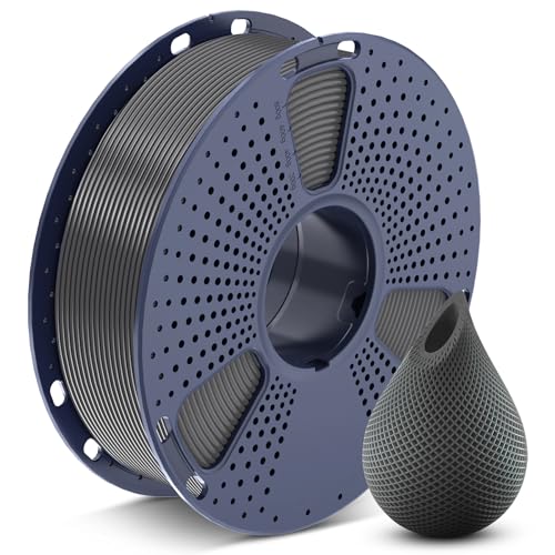 SUNLU PETG Grau PETG Filament 1.75 mm Hohe Festigkeit & Hohe Zähigkeit 3D Drucker Filament PETG 1KG Spule (2 2 lbs) für Meisten 3D Drucker Maßgenauigkeit +/- 0 02mm Grau 1000g