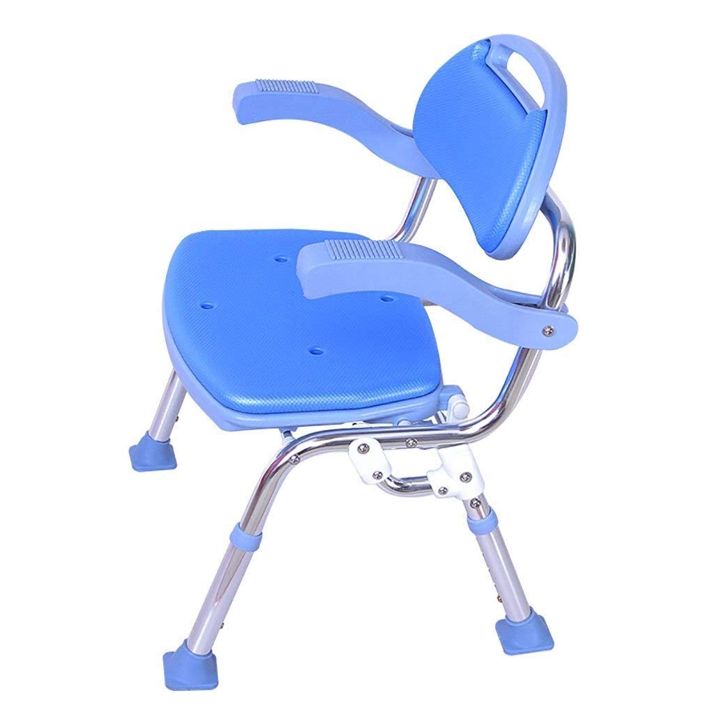 Silla de baño para ancianos que evita caídas y resbalones en la ducha