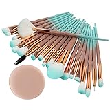 Makelloser Teint: Sorgfältiges Auftragen von Pudern, Cremes und Flüssigkeiten, ohne das gesamte Produkt zu absorbieren - für eine gleichmäßige und präzise Abdeckung, die kein Make-up verschwendet.