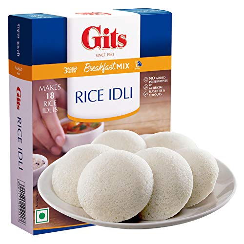 Gits Rice Idli Mix | 200 GMS | Makes 18 Traditional South Indian Style Rice Idlis in 3 Easy Steps | 100% Pure Veg, No Added Preservatives (B0015YJV9G) Amazon Price History, Amazon Price Tracker