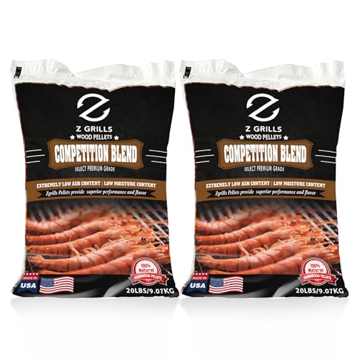 Z GRILLS Wood Pellets for Smoker & BBQ, 40lbs