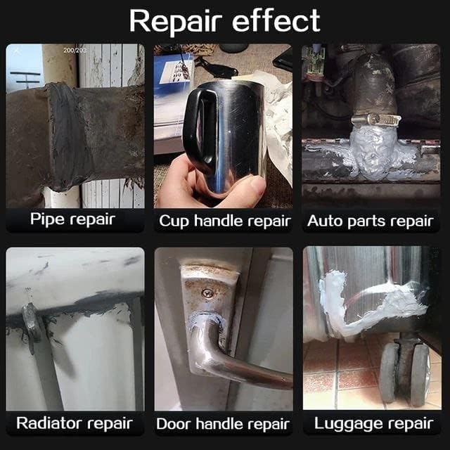 Magic Metal Mending Cold Weld Epoxy – AB Strong Adhesive Glue for Metal, Aluminum, Plastic – Waterproof, Heat-Resistant Repair Paste for Auto, Pipe, Engine, DIY Welding, Crack & Gap Filler - Image 5 thumbnail