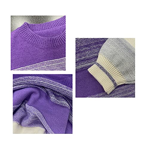 Image of ANCAPELION Women's Casual Sweater Pullover Winter Basic Sweatshirt Long Sleeve Cozy Knitted Jumper Tops Loose Fit