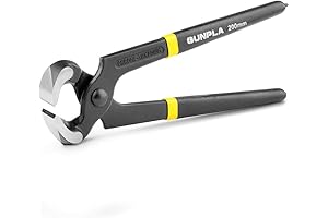 Carpenter's Essential Nippers Pliers, 8 Inch