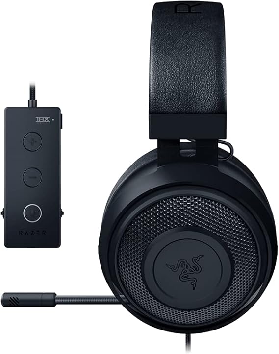 Razer Kraken Tournament Gaming Headset Thx Spatial Audio Control Black Electronics Amazon Com Razer Kraken Tournament Gaming Headset Thx Spatial Audio Control Black Electronics Amazon Com