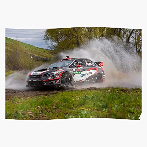 Kineticards Racing Sports Motorsport Rallye Subaru Rally Sport Home Decor Wall Art Print Poster Posters Prints Amazon Com