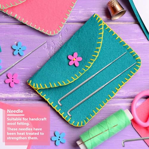Wollfilznadel-Set, 100 verschiedene Nadeln für DIY-Handwerk und Nadelfilzwerkzeuge für Anfänger und Bastelliebhaber