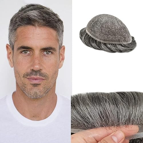 Healthlif Toupee For Men Real Human Hair Mens Hairpieces And Toupees...