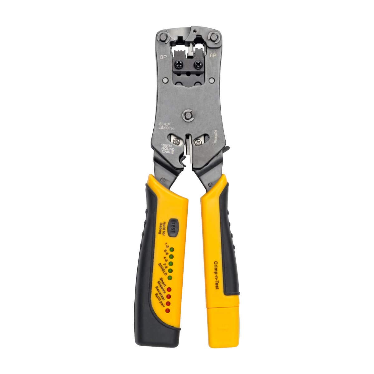 TRIPP LITE Crimpatrice per cavi RJ11/RJ12/RJ45 con tester integrato (T100-001-TST)