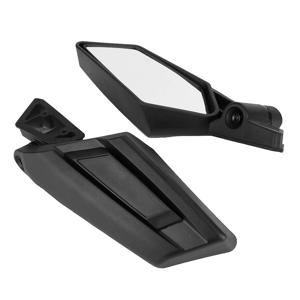 EBTOOLS pour retroviseur can am maverick sport Rétroviseur Extérieur Avec Rétroviseur ABS + Vitre Ajusté UTV pour Canam Maverick X3 4x4 Turbo DPS 2018