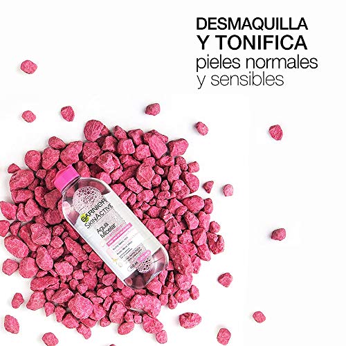Garnier Skin Active - Agua Micelar Clásica Todo en Uno, Pieles Normales, Formato Viaje, 100 ml - Imagen 3