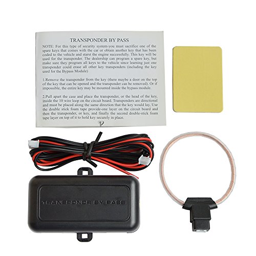 BANVIE Car Immobilizer Transponder Bypass Module for Chip Key, a Spare chip Key is Required, not fit for Other Immobilizer Way