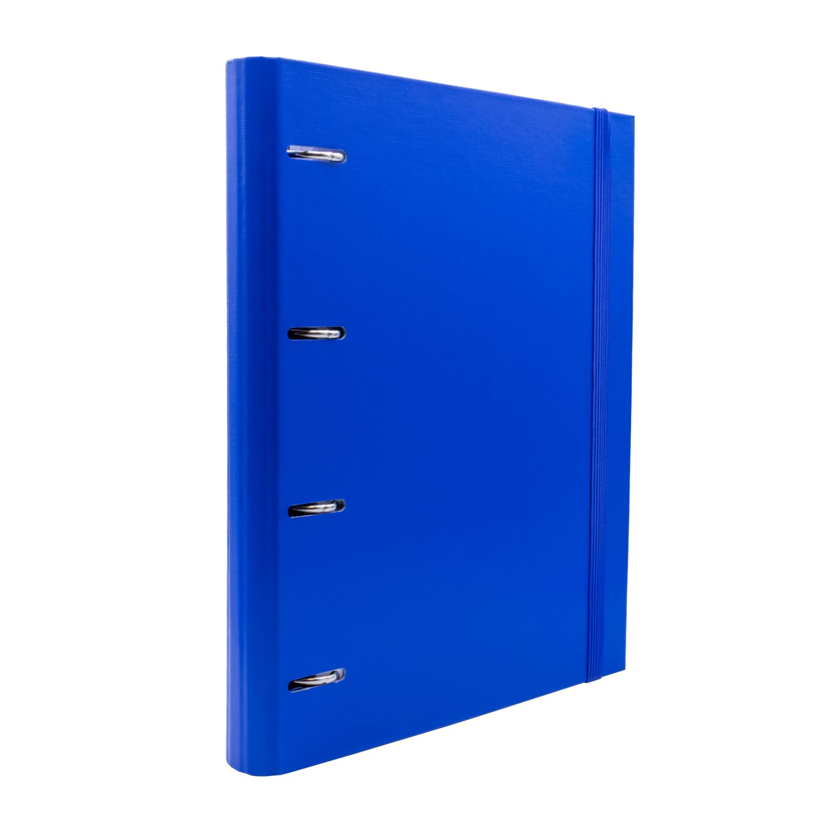 Raylu Paper® - 4 Ring Binder with 5 Coloured dividers and Refills of 100 90 g A4 Sheets with 4 x 4 mm, Binder with 4 Rings of 30 mm