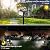 WENATY Solar Spot Lights Outdoor Waterproof IP65, 12 Pack Landscape Spotlights with 46 LEDs, 3 Modes Auto On/Off Solar Powered Flood Lights for Outside Pathway, Yard, Garden, Walkway (Cool White)