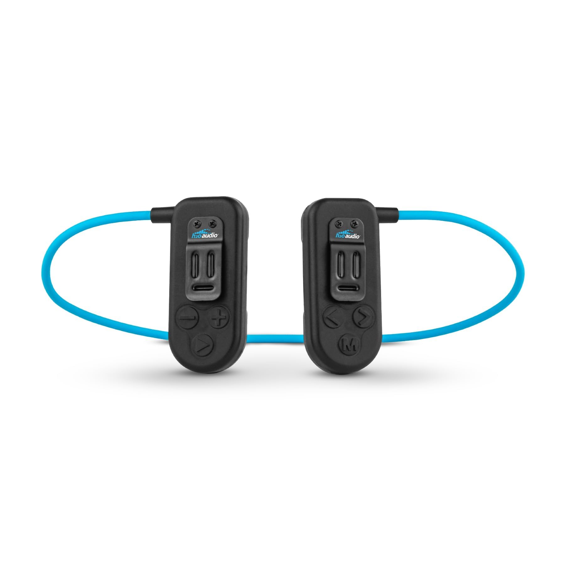 H2O Audio Sonar 2 Pro Casque étanche à conduction osseuse pour la natation – Casque sous-marin étanche IPX8 – Lecteur MP3 avec Playlist + application pour streaming Bluetooth – Autonomie de la