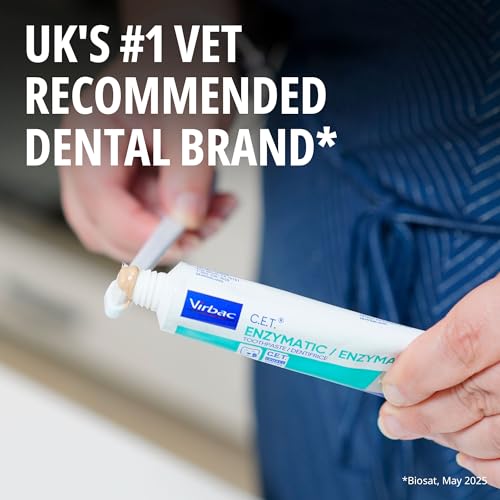 Virbac C.E.T. Zahnpasta für Hunde und Katzen zur verbesserten Zahnpflege - 70 g