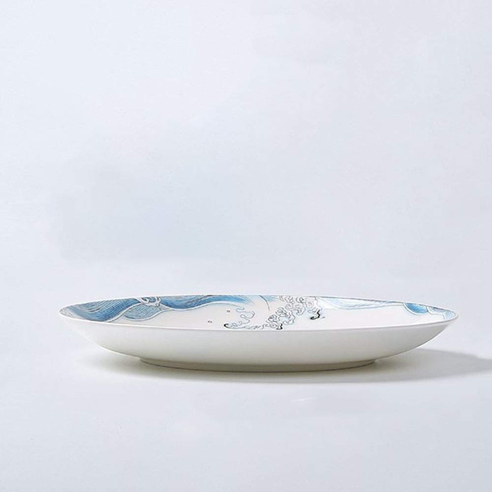 NZPOST Dinner Plate Plate Set Dinner Plate,China Bdinner Plate Steak Fruit Bread Round Plate for