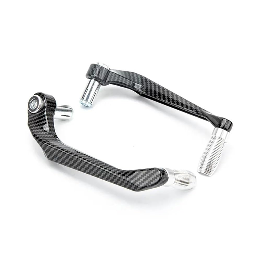 Wgruklbd Silver Motorcycle Cnc Aluminum Handlebar Brake Clutch Lever Hand Guard Protector Gear Modification Accessories Handguard Shield Handlebars Protector