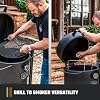 Oklahoma Joe's Bronco Pro 21.5 in. Heavy Duty Charcoal Drum Smoker and Grill with 366 sq. in. Cooking Area in Black #3
