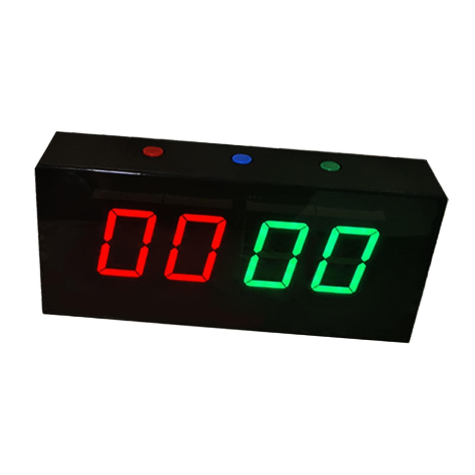Tabellone Segnapunti Elettronico da Biliardo Leggero per Badminton 8,46x3,94x1,77 Pollici