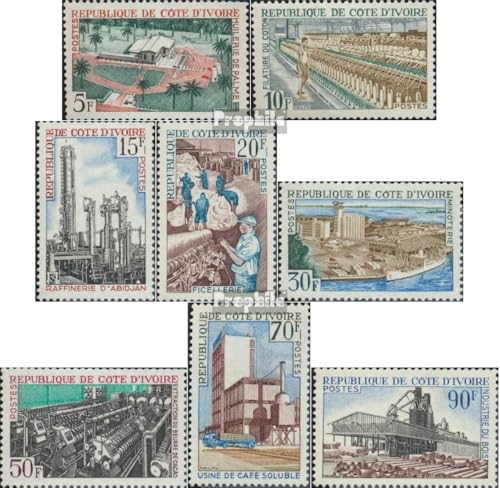 Sellos Costa de Marfil 1968 Prophila 323-330 filatelia MNH