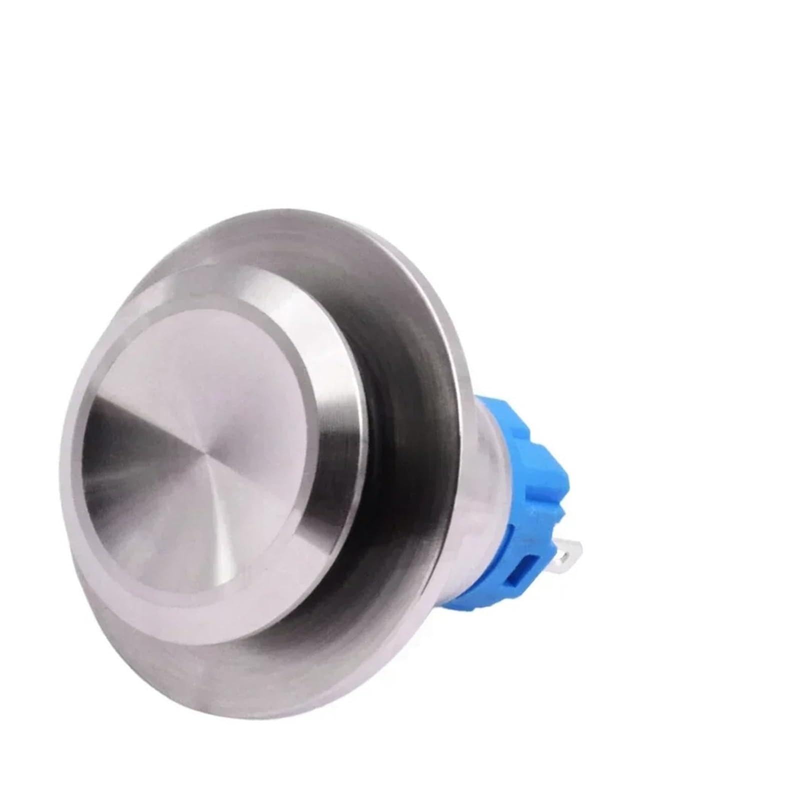 KFGWOPOYVY 19mm Smart Toilet Automatic Flush Stainless Steel Latching Momentary Switch Reset Self-locking Kick Metal Push Button(Momentary)