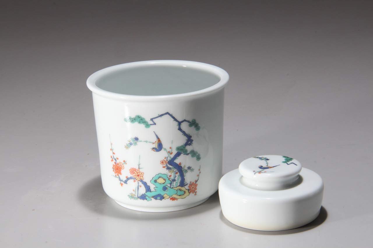 Amazon｜有田焼一夜漬け 漬物器 重石付き 松竹梅 容器・重石各1個