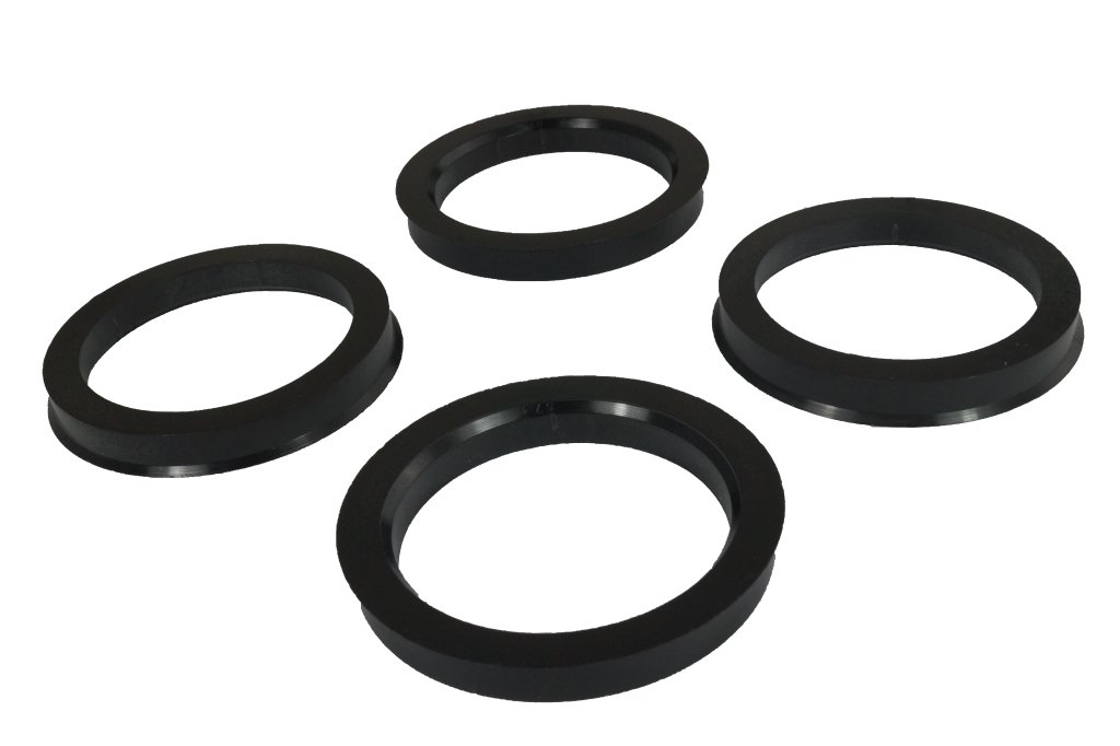 Anelli Di Centraggio Per Cerchioni - Set Da 4 In Plastica Rinforzata 72.0x57.1mm - Foto 4