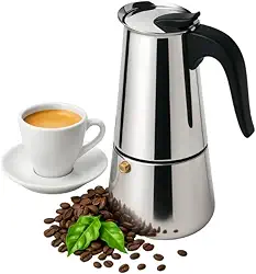 Cafeteira Italiana Expresso 600ml em Inox Para 12 Xícaras